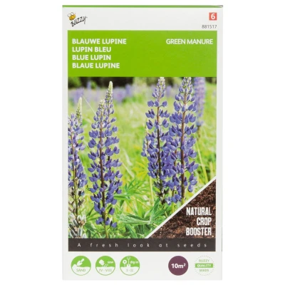 Afbeelding van Zaden groenbemester lupine blauwe bittere 100 gram Buzzy