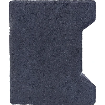 Afbeelding van H verbandsteen 20x16,5x8 cm begin/eind antraciet