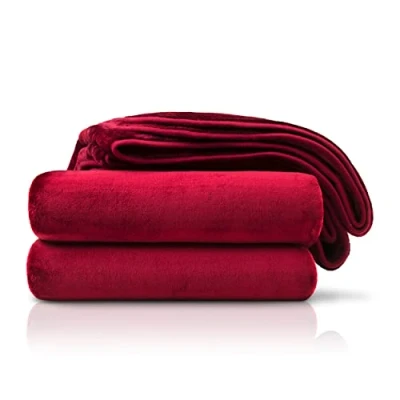 Image de Amago Couverture extra douce, Cashmere Feeling, Bordeaux, 220 x 240 cm, 40024 33 2040