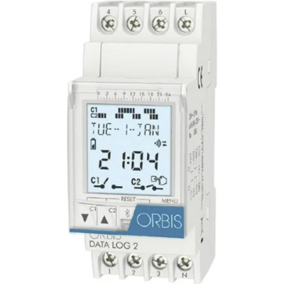 Afbeelding van ORBIS Zeitschalttechnik DATA LOG 2 230 V DIN rail schakelklok Digitaal 250 V/AC