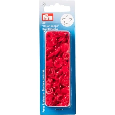 Afbeelding van Prym Love Color snaps drukknopen 12,4 mm rose/rood