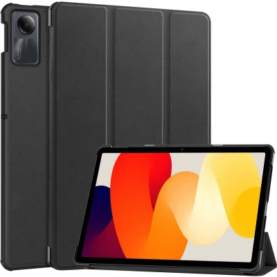 Afbeelding van iMoshion Tablet Hoes Geschikt voor Xiaomi Redmi Pad SE Trifold Bookcase Zwart