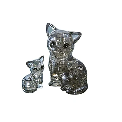 Afbeelding van Crystal 3D Puzzel Katten