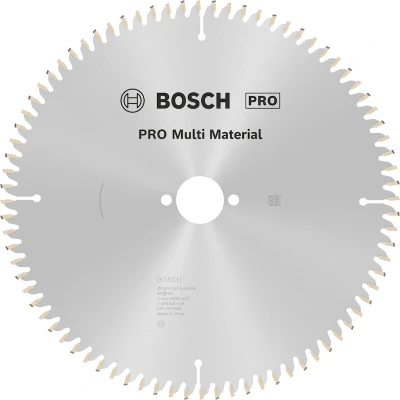 Image de BOSCH 2608640516 lame de scie circulaire Multi Material, 250 x 30 3.2 mm, 80T