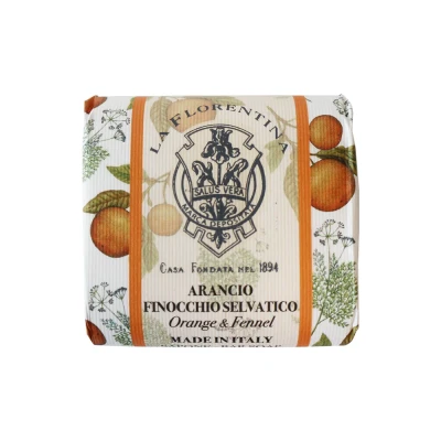 Afbeelding van La Florentina zeep Sinaasappel Wilde Venkel 106gr