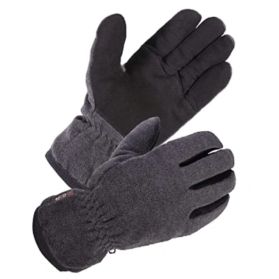 Afbeelding van SKYDEER Thinsulate 3M winterhandschoenen van suède en fleece met thermische isolatie (SD8661T), grijs 2023, L