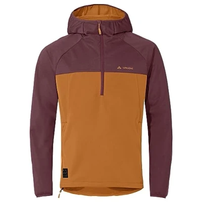 Afbeelding van Vaude Tremalzo Softshell Half Zip Dark oak Maat Herren_XL