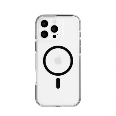 Image de Tech21 Evo Crystal Coque de protection pour téléphone portable compatibilité avec MagSafe clair, noir
