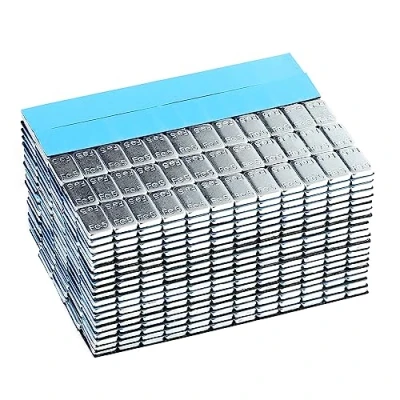 Afbeelding van GAsuppply 100 stuks zelfklevende balanceermassa 5 g x 12 mm bandenmontagepasta zwarte poedercoating kleefgewichten voor aluminium velgen