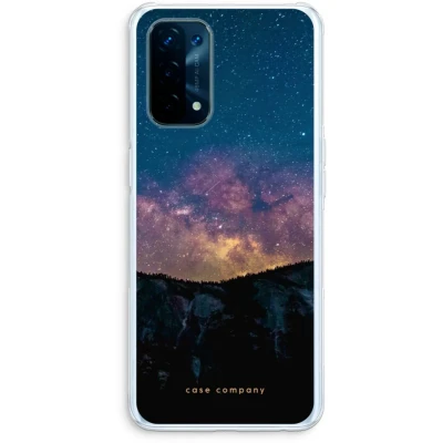 Afbeelding van Case Company® hoesje geschikt voor Oppo A93 5G Travel to space Soft Cover Telefoonhoesje Bescherming aan alle Kanten en Schermrand