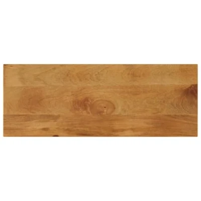 Afbeelding van Tafelblad rechthoekig 80x30x2,5 cm massief mangohout