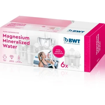 Image de Bwt 814136 pack de 6 cartouches filtrantes pour eau dur