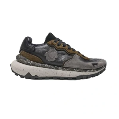 Afbeelding van Satorisan Chacrona Metta Buckingham Casual Sneakers Mannen Vintage Leer Kleur Black Maat 44