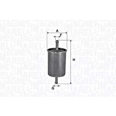 Afbeelding van MAGNETI MARELLI 152071760683 Brandstoffilter Pijpfilter Diesel BMW: 3 Saloon, Coupe, Touring