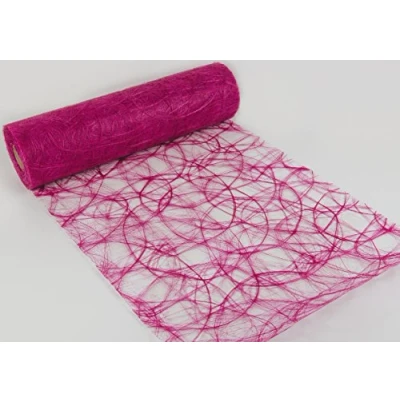 Afbeelding van Unbekannt Sizoweb® Tafelloper van vliesstof, 25 m x 30 cm, fuchsia