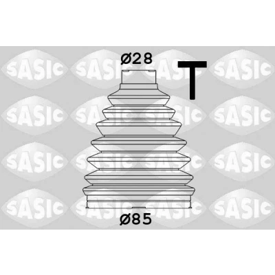 Afbeelding van SASIC 1904040 Aandrijfashoes Wielzijde Thermoplastic RENAULT: Espace 5, Clio 4, MEGANE 3, HONDA: CIVIC 8 Hatchback