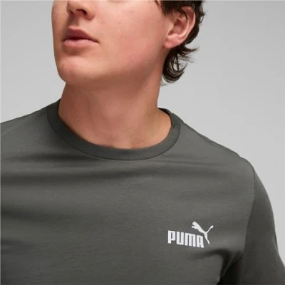 Afbeelding van PUMA ESS Small Logo Tee (s) Heren T shirt Mineral Gray