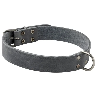 Afbeelding van Adori Halsband Vetleder Met Print Grijs Hondenhalsband 60x3.0 cm