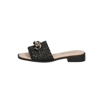 Afbeelding van Caprice Dames 9 27102 42, platte sandalen voor dames, Nappa zwart