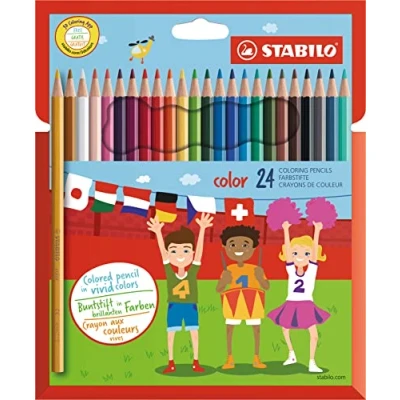 Afbeelding van Kleurpotloden STABILO 979 color assorti kartonnen etui à 24 stuks