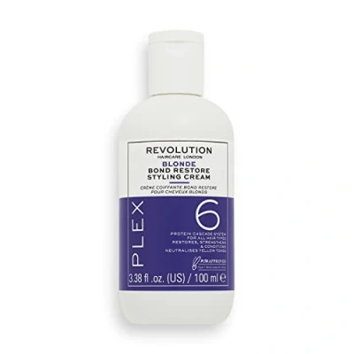 Afbeelding van Revolution Haircare Blonde PLEX 6 BOND Restore Styling Cream Stylingproduct, Maat: 100 ml,
