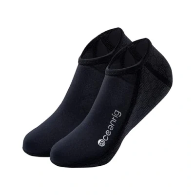 Afbeelding van nitescuba 2,5 mm neopreen sokken voor heren en dames, vinsokken, antislip waterdichte duiken, surfen andere watersporten, zwart.