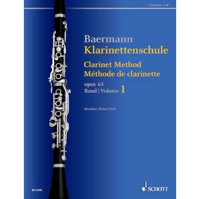Afbeelding van Méthode de clarinette: Vol. 1: No. 1 33. op. 63. clarinet in Bb.: Band 33