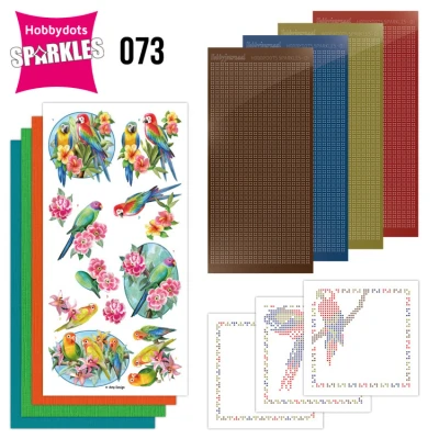 Afbeelding van Sparkles Set 73 Amy Design Parrot