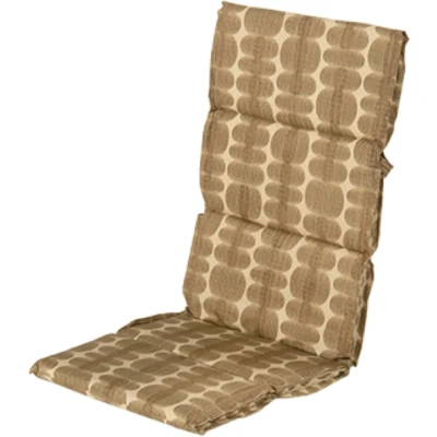Afbeelding van Hartman Tuinkussen Hoge Rug 123 X 50 10 Mats Mustard Geel Tuinkussens