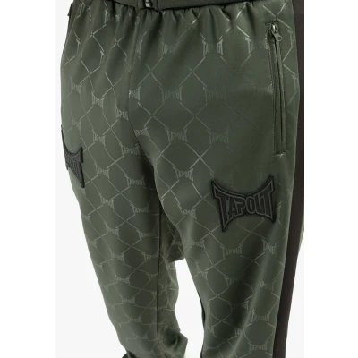 Afbeelding van Tapout Normale Passform Punkass SET Trainingspak, Heren, Maat: Medium, Olive black