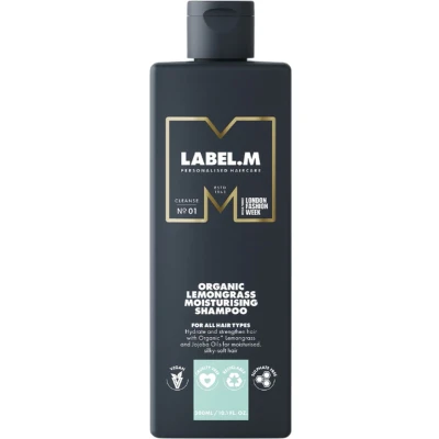 Afbeelding van Label.m Organic Lemongrass Moisturising Shampoo 1000ml Haibu by Kapperskorting.com