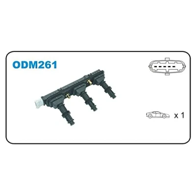 Afbeelding van JANMOR ODM261 Bobine OPEL: Vectra C CC, Saloon