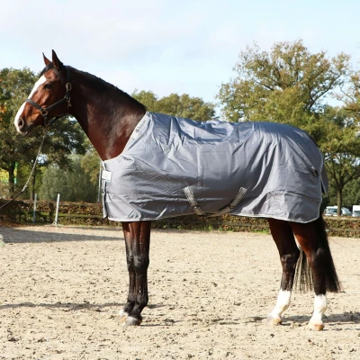 Afbeelding van Bucas Smartex Medium Outdoor Deken Grijs Bovenlengte: 120 cm &amp; Onderlengte: 160