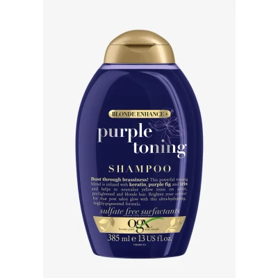Afbeelding van OGX Blonde Enhance + Purple Toning Shampoo Shampoo, Maat: 385 ml,