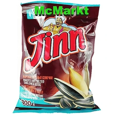 Afbeelding van Jinn zonnebloempitten geroosterd en gezouten 300 g (10 x g) 10 stuks