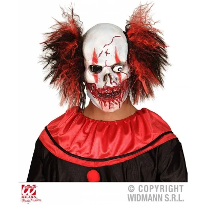 Afbeelding van WIDMANN Bebloede clown masker voor volwassenen Halloween