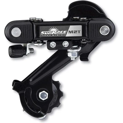 Afbeelding van Achterderailleur 6/7 speed Sunrace RDM2T met korte kooi directe montage (oog)