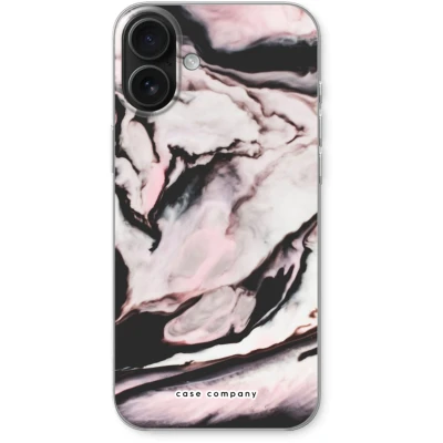 Afbeelding van Case Company® hoesje geschikt voor iPhone 16 Plus Roze stroom Soft Cover Telefoonhoesje Bescherming aan alle Kanten en Schermrand