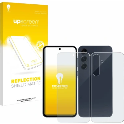 Afbeelding van upscreen Screenprotector voor Samsung Galaxy A55 5G (Voor+Achter) Folie Beschermfolie anti glare matte