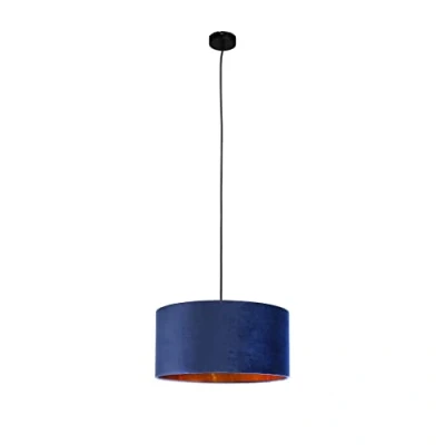 Afbeelding van Smartwares IDE 60058 Hanglamp Fluweel Blauw (Ø40 cm, E27 fitting)