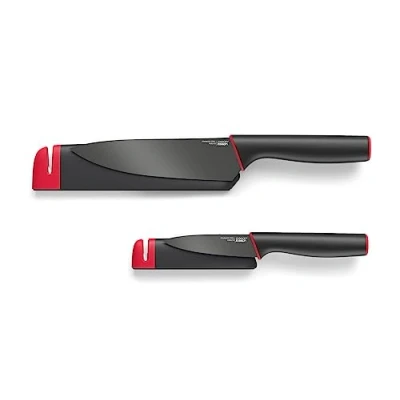 Afbeelding van Joseph Slice &amp; Sharpen Messenset Met Messenslijper 2 delig Donkergrijs