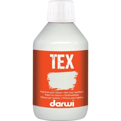 Afbeelding van Darwi textielverf Tex, 250 ml, wit