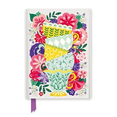 Afbeelding van Flame Tree Notebooks Jenny Zemanek: Teacups (Foiled Journal)