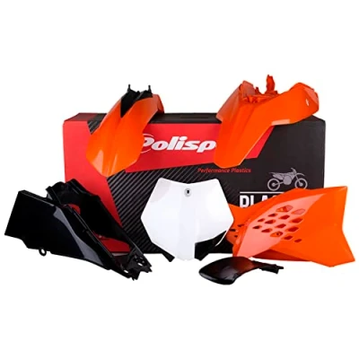 Afbeelding van Polisport Plastickit KTM SX65 2012 2015 Origineel Oranje / Zwart