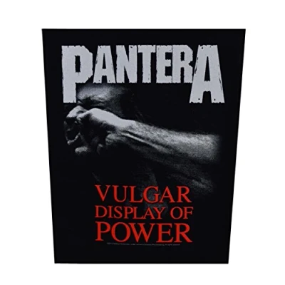 Afbeelding van Pantera Rugpatch Vulgar Display Of Power Zwart