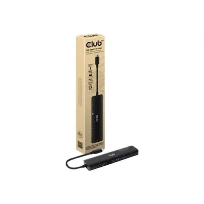 Image de Club 3D USB Type C 7 in 1 Hub Station d&#039;accueil 3.2 HDMI GigE