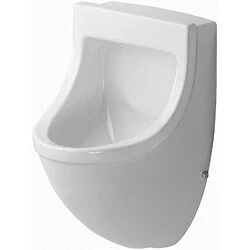 Afbeelding van Duravit Philippe Starck 3 urinoir met bevestiging wandinlaat Wondergliss wit
