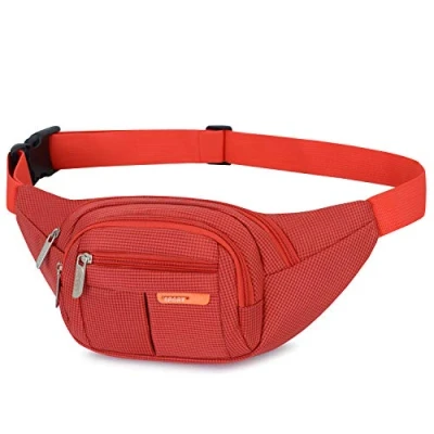 Afbeelding van heuptassen, stad, hardlopen, wandelen, heren, dames, wandelrugzak, sporttas, fietstas, tassen voor messen en wandelgereedschap, Rood