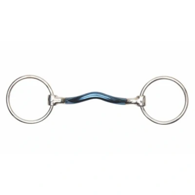 Afbeelding van Shires Watertrens Tonguitsparring Blue Sweet Iron 12,5cm