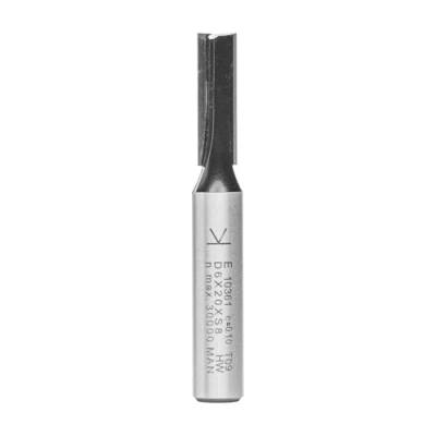 Afbeelding van ENT 10361 groeffrees steel (S) 8 mm diameter (D) 6 NL 20 SL 32 GL totaal 55